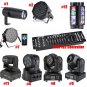 LED Club Disco Moving Head Beam Lights DMX Stage Lighting Party DJ XMAS Light US