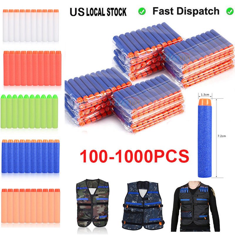 Bullet Darts Refill Set Tactical Vest For Nerf N-Strike Elite Series Blasters US