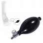 Black Rubber Inflator Bulb w control valve Pump ball for Blood Pressure Monitor