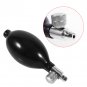 Black Rubber Inflator Bulb w control valve Pump ball for Blood Pressure Monitor
