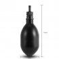 Black Rubber Inflator Bulb w control valve Pump ball for Blood Pressure Monitor