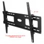 SLIM LCD LED PLASMA FLAT TILT TV WALL MOUNT 32 37 42 46 50 52 55 57 60 65 70