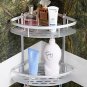 2-4Layer Triangular Shower Shelf Bathroom Corner bath Rack Storage Basket Hanger