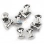 Newest 100pc 6/8/10mm Round Double Cap Rivets Leather Craft Stud Repair Tool DIY