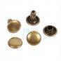 Newest 100pc 6/8/10mm Round Double Cap Rivets Leather Craft Stud Repair Tool DIY