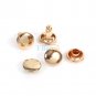 Newest 100pc 6/8/10mm Round Double Cap Rivets Leather Craft Stud Repair Tool DIY