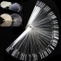 2017 False Display Nail Art Fan Wheel Polish Practice Tip Sticks Nail Art 50pcs