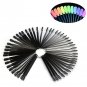 2017 False Display Nail Art Fan Wheel Polish Practice Tip Sticks Nail Art 50pcs