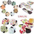 Women Cotton Menstrual Period Pads Sanitary Panty Liner Reusable Washable Flower
