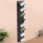 8Shelf Bookcase CD DVD Storage Bookshelf Wood Furniture Book Wall Floating Shelf