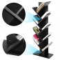 8Shelf Bookcase CD DVD Storage Bookshelf Wood Furniture Book Wall Floating Shelf