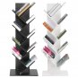 8Shelf Bookcase CD DVD Storage Bookshelf Wood Furniture Book Wall Floating Shelf