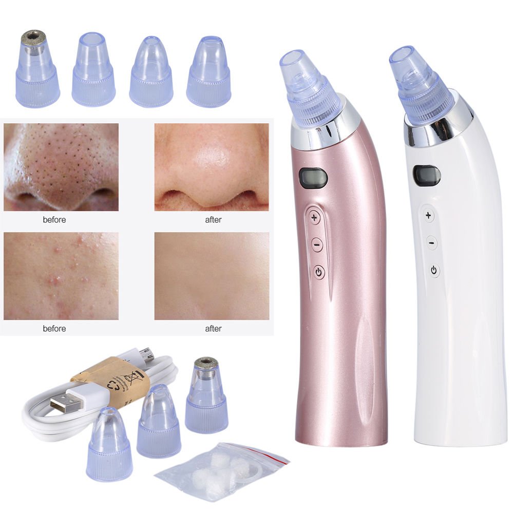 Face Pore Blackhead Cleaner Remover Vacuum Comedo Suction Diamond Dermabrasion