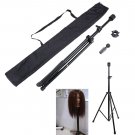 Adjustable Manikin Mannequin Head Holder Hairdressing Training Tripod Stand -US