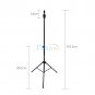 Adjustable Manikin Mannequin Head Holder Hairdressing Training Tripod Stand -US