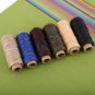 50M 150D 1mm Leather Sewing Waxed Thread Wax String DIY Craft Stitching Tool New