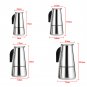 Stovetop Coffee Maker 4/6 CUP Stainless Steel Cuban Espresso Percolator cafetera
