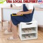 Multi-function Home Entryway Shoe Storage Closet Shelf Ottoman Bench Cabinet