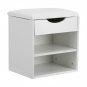 Multi-function Home Entryway Shoe Storage Closet Shelf Ottoman Bench Cabinet