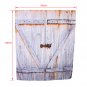 Bathroom Waterproof Fabric Shower Curtain Tree Roller 70"x70" Rings Hooks Black