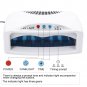 54W 2 Hands UV Nail Dryer Machine Gel Light Lamp Timer Art Polish Manicure W/Fan