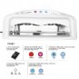 54W 2 Hands UV Nail Dryer Machine Gel Light Lamp Timer Art Polish Manicure W/Fan