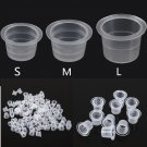 Tattoo Ink Cap Cup Container Plastic Permanent Makeup Pigment Accessories Holder