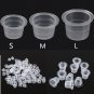 Tattoo Ink Cap Cup Container Plastic Permanent Makeup Pigment Accessories Holder