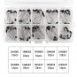 10 Value 100pcs Rectifier Diode Diodes Assortment Electronic Kit Box