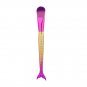 New Mermaid Fish Scale Makeup Fishtail Bottom Powder Blusher Cosmetic Brush