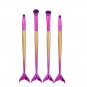 New Mermaid Fish Scale Makeup Fishtail Bottom Powder Blusher Cosmetic Brush