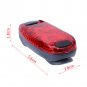 Running Cycle Flashing LED Safety Clip On Tail Rear Lamp Light Bike Bicycle