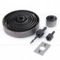 16 Hole Saw Kit Metal Circle Cutter Round Drill Wood Alloy Case 19mm-127mm DIY