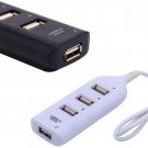 Wired Micro USB 2.0 4-Port Distributor Multi Hub Splitter Power For PC Computer