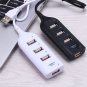 Wired Micro USB 2.0 4-Port Distributor Multi Hub Splitter Power For PC Computer