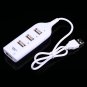 Wired Micro USB 2.0 4-Port Distributor Multi Hub Splitter Power For PC Computer