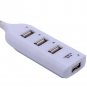 Wired Micro USB 2.0 4-Port Distributor Multi Hub Splitter Power For PC Computer