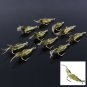 Lot 10pcs 4cm Shrimp Soft Prawn Lure Hook Tackle Bait Saltwater Fishing Lures