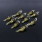 Lot 10pcs 4cm Shrimp Soft Prawn Lure Hook Tackle Bait Saltwater Fishing Lures