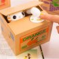 Cute Lovely Automated Stealing Coins Cat Saving Money Box Piggy Bank Best Gift
