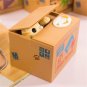 Cute Lovely Automated Stealing Coins Cat Saving Money Box Piggy Bank Best Gift