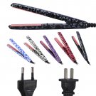 Professional Ceramic Hair Straightener Steam Styler Flat Iron For Dry&Wet
