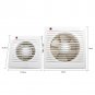 Wall-mounted 4"/6" Ventilation Extractor Exhaust Fan For Kitchen Bathroom Toilet