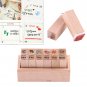 12pcs/Set Wood Rubber Stamp fr Kids DIY Crafts Card Scrapbooking Diary Gifts Hot