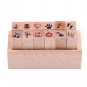 12pcs/Set Wood Rubber Stamp fr Kids DIY Crafts Card Scrapbooking Diary Gifts Hot