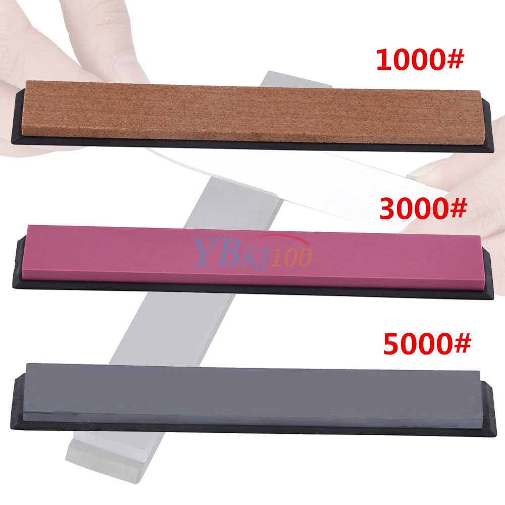 Fine 5000/3000/1000 Grit Whetstone Knife Sharpener Sharpening Stone Grindstone