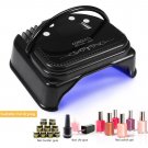 64W Cordless LED/UV Nail Lamp Gel Polish Nail Dryer Wireless Rechargeable New
