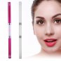 Eyebrow Eyeliner Shaping Duo Double Spoolie Makeup Brush Flat Angled Makeup Tool