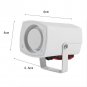 Electronic Wired Horn Siren Security Alarm System Outdoor Indoor DC12V Top Grade
