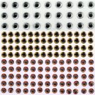 100/200/500Pcs 3-8mm Fishing Lures 3D Holographic Eyes Fly Tying Jigs Craft Doll